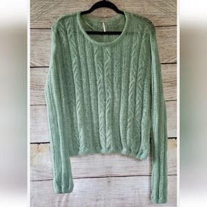 Free People Angel Soft Sweater in Mint Size Small